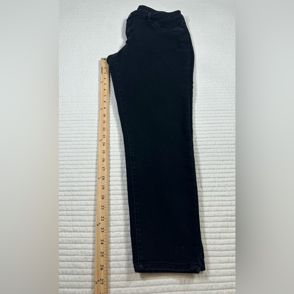 - d. jeans Black Skinny Jeans High Waist w/ Stretch. Size 14P. - Picture 7 of 7